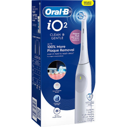 Oral-b Io2 Electric Toothbrush Set Simple White Each