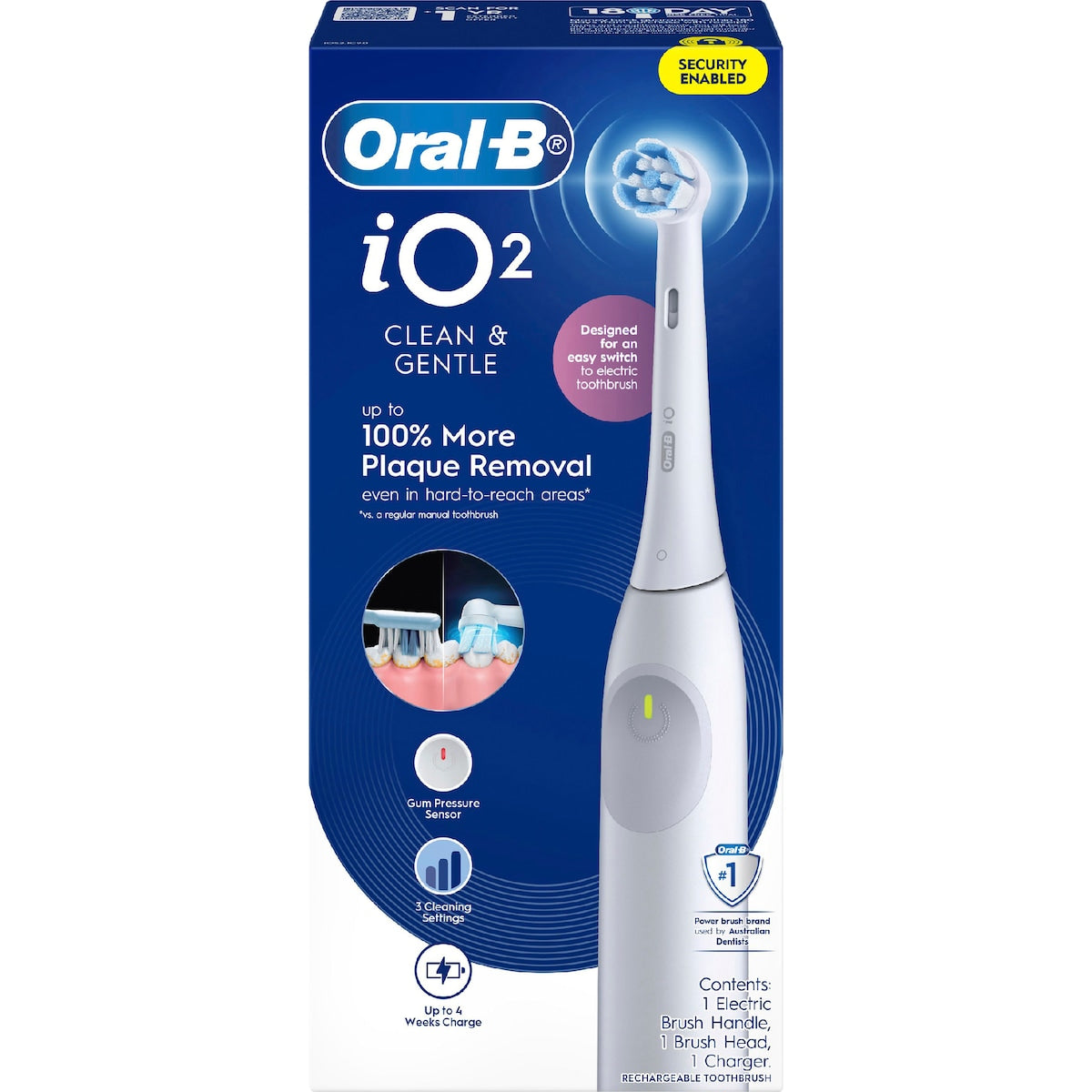 Oral-b Io2 Electric Toothbrush Set Simple White Each