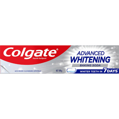 Colgate Advanced Whitening Toothpaste With Baking Soda 180g