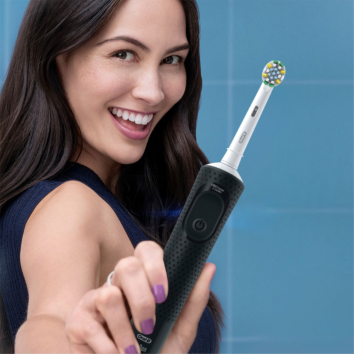 Oral-b Vitality Pro Deep Electric Toothbrush & Travel Case Black Each