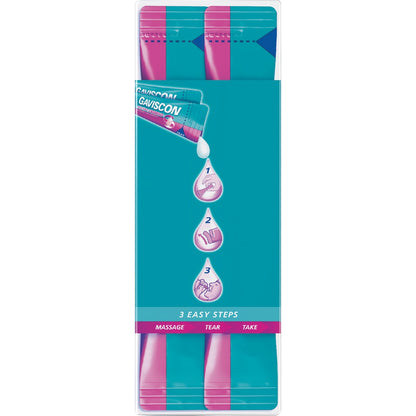 Gaviscon Dual Action Heartburn Relief Liquid Satchets Peppermint 24 Pack