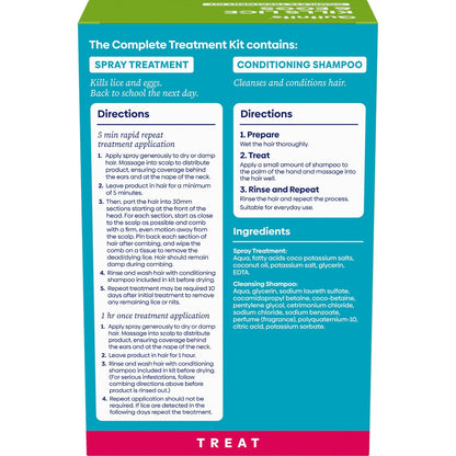 Quitnits Complete Head Lice Treatment Kit 325ml