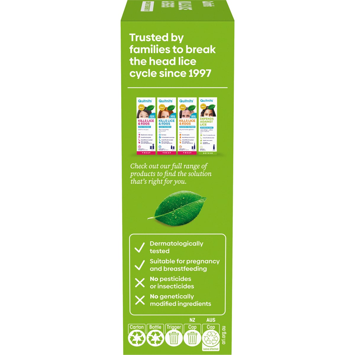 Quitnits Complete Head Lice Treatment Kit 325ml