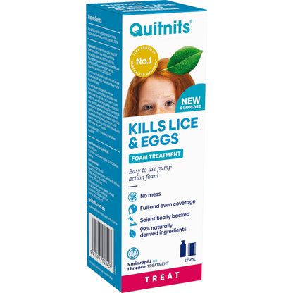 Quitnits Head Lice Treatment Foam 125ml