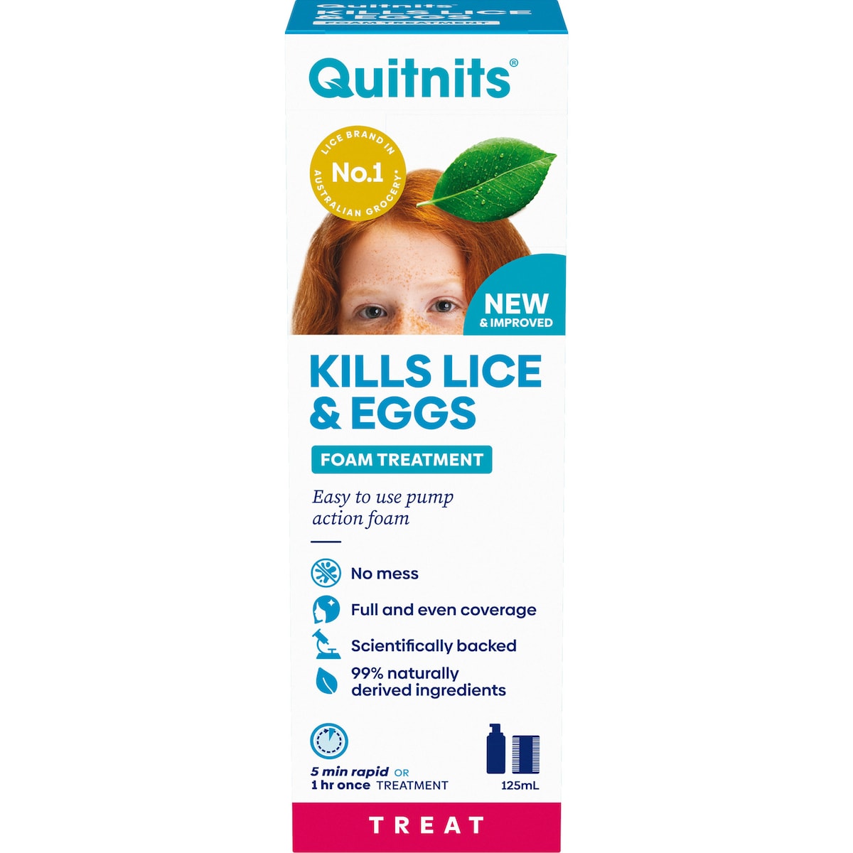Quitnits Head Lice Treatment Foam 125ml