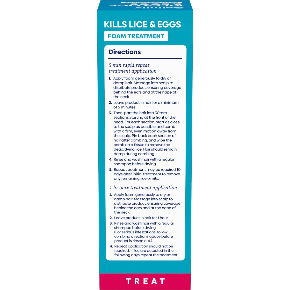Quitnits Head Lice Treatment Foam 125ml