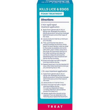 Quitnits Head Lice Treatment Foam 125ml