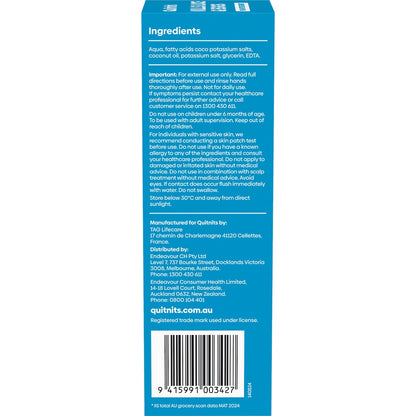 Quitnits Head Lice Treatment Foam 125ml