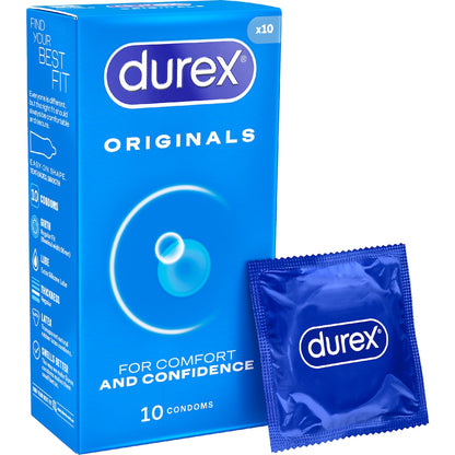 Durex Original Regular Fit Condoms 10 Pack