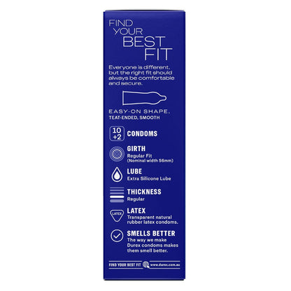 Durex Original Regular Fit Condoms 10+2 Pack