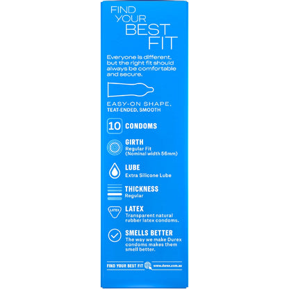 Durex Original Regular Fit Condoms 10 Pack