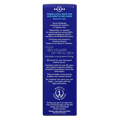 Durex Original Regular Fit Condoms 10+2 Pack