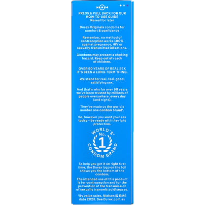 Durex Original Regular Fit Condoms 10 Pack