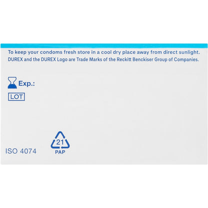 Durex Original Regular Fit Condoms 10 Pack