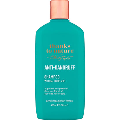 Thanks To Nature Anti Dandruff Shampoo With Salicylic Acid 450ml
