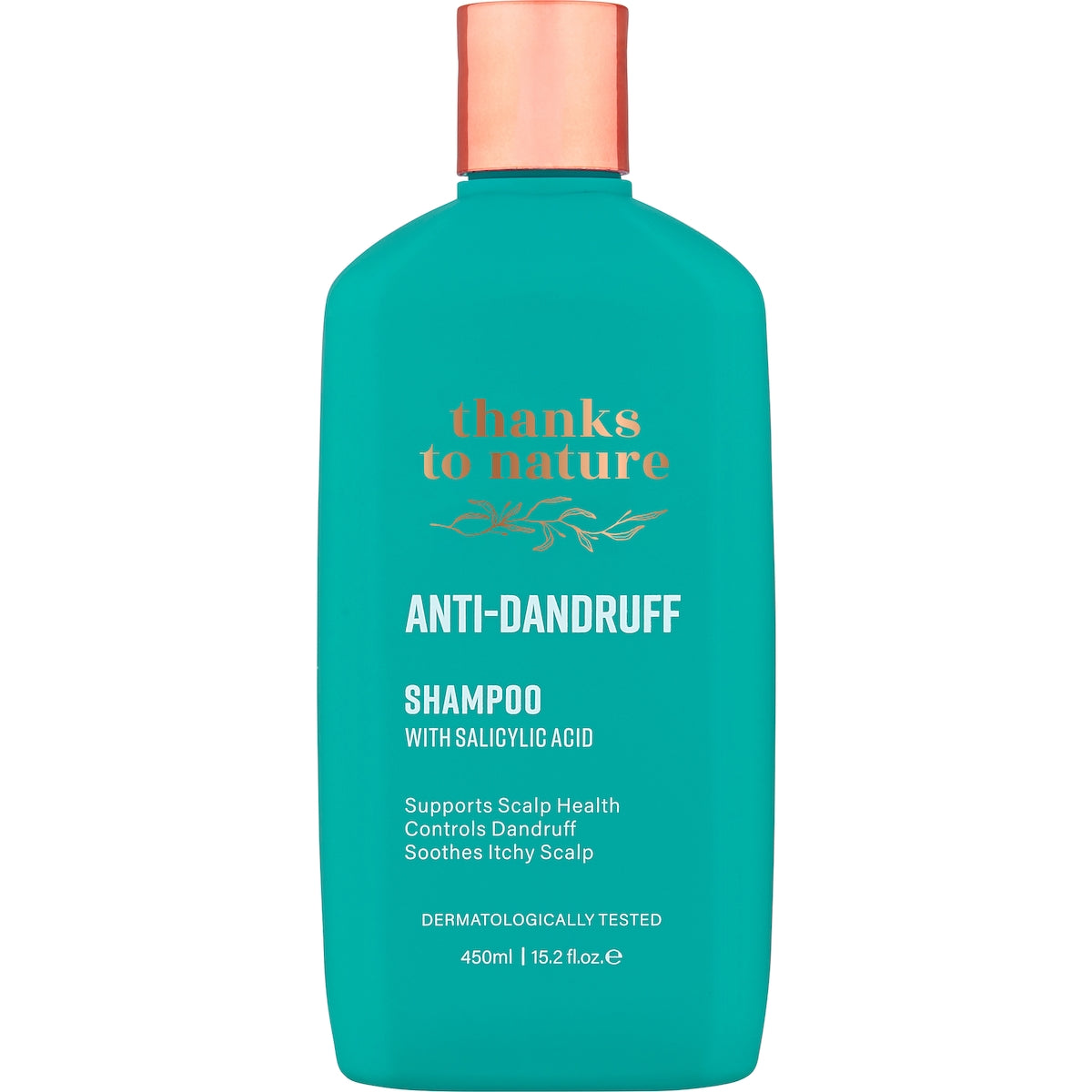 Thanks To Nature Anti Dandruff Shampoo With Salicylic Acid 450ml
