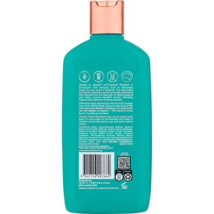 Thanks To Nature Anti Dandruff Shampoo With Salicylic Acid 450ml