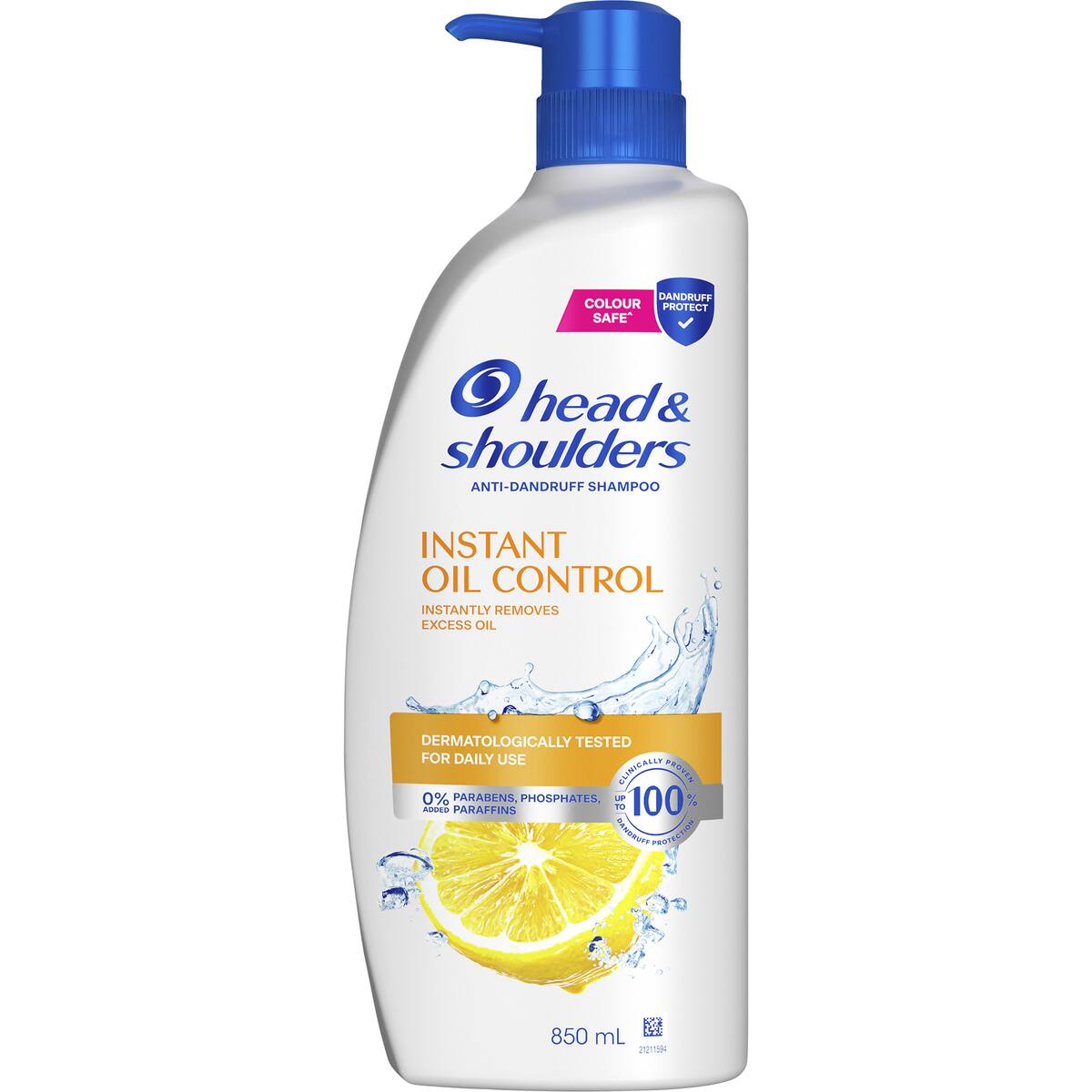 Head & Shoulders Instant Oil Control Anti Dandruff Shampoo 850ml