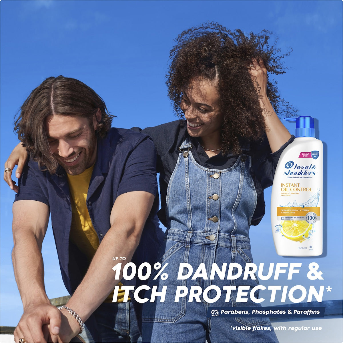 Head & Shoulders Instant Oil Control Anti Dandruff Shampoo 850ml