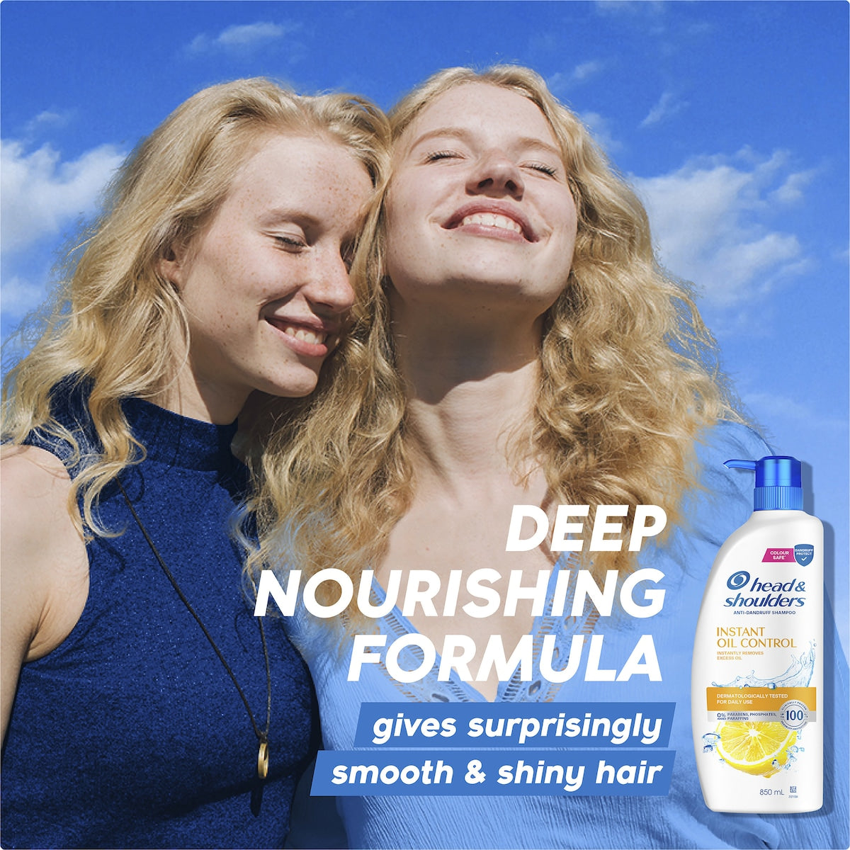 Head & Shoulders Instant Oil Control Anti Dandruff Shampoo 850ml