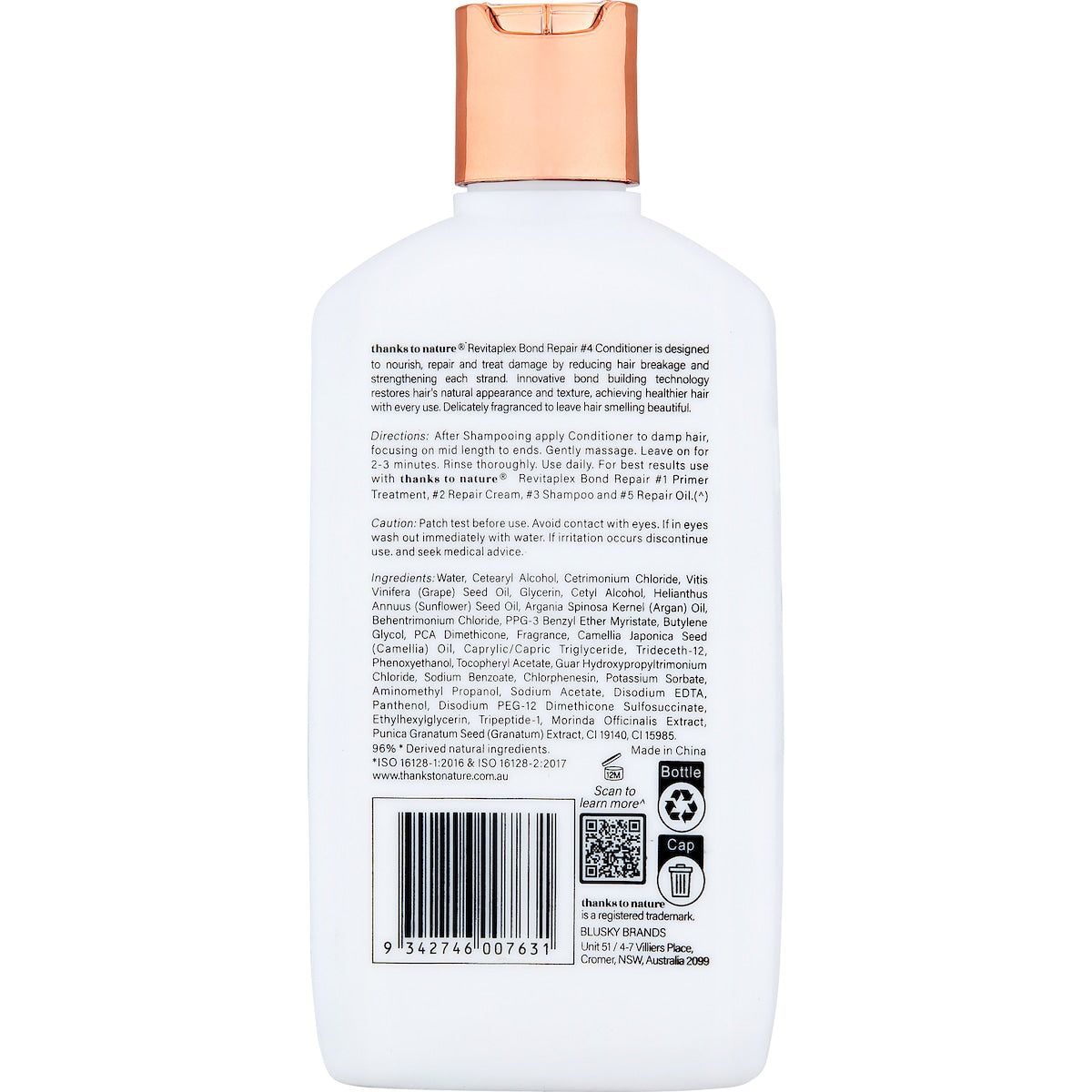 Thanks To Nature Revitaplex Bond Repair #4 Hair Conditioner 250ml