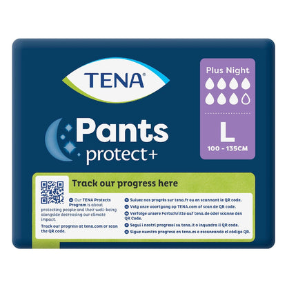 Tena Incontinence Pants Plus Night Size L 12 Pack