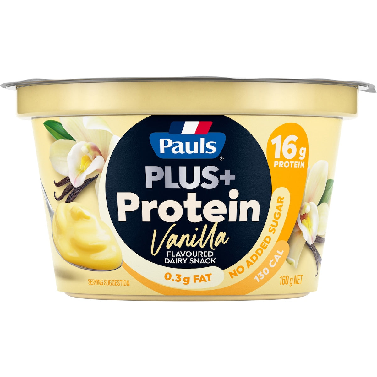 Pauls Plus Protein Dairy Snack Vanilla 160g