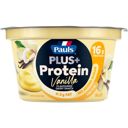 Pauls Plus Protein Dairy Snack Vanilla 160g