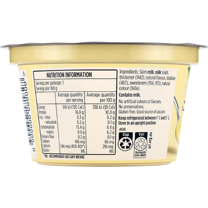 Pauls Plus Protein Dairy Snack Vanilla 160g