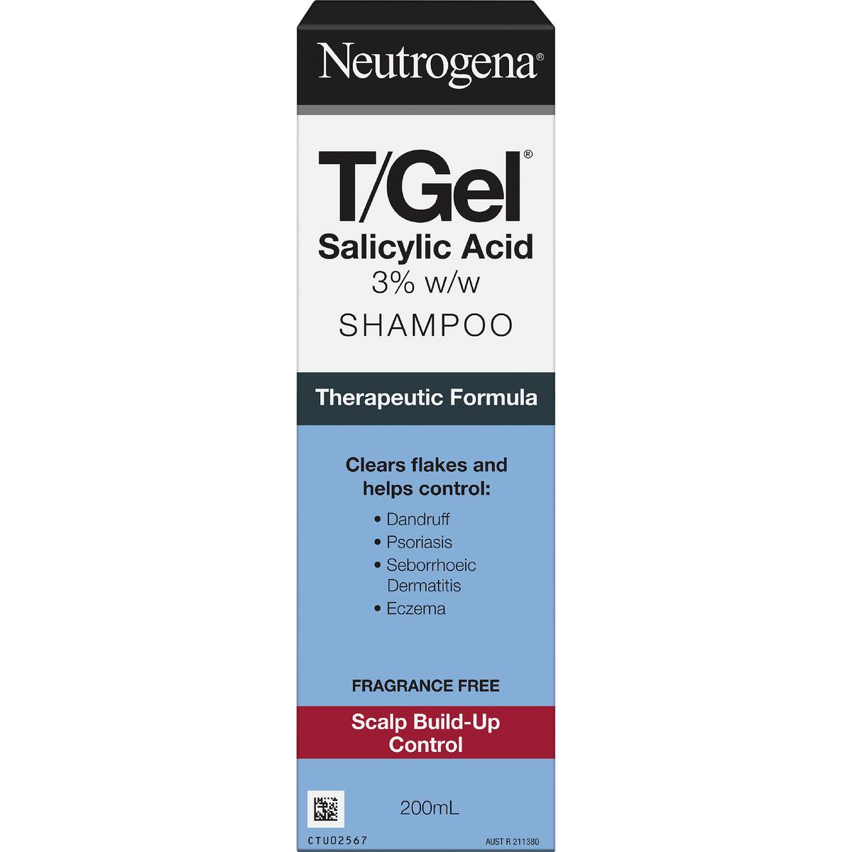 Neutrogena T/gel Salicylic Acid Shampoo 200ml