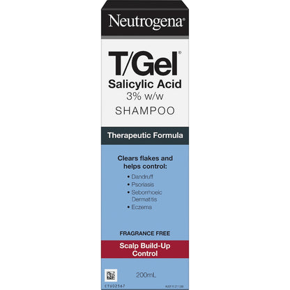 Neutrogena T/gel Salicylic Acid Shampoo 200ml