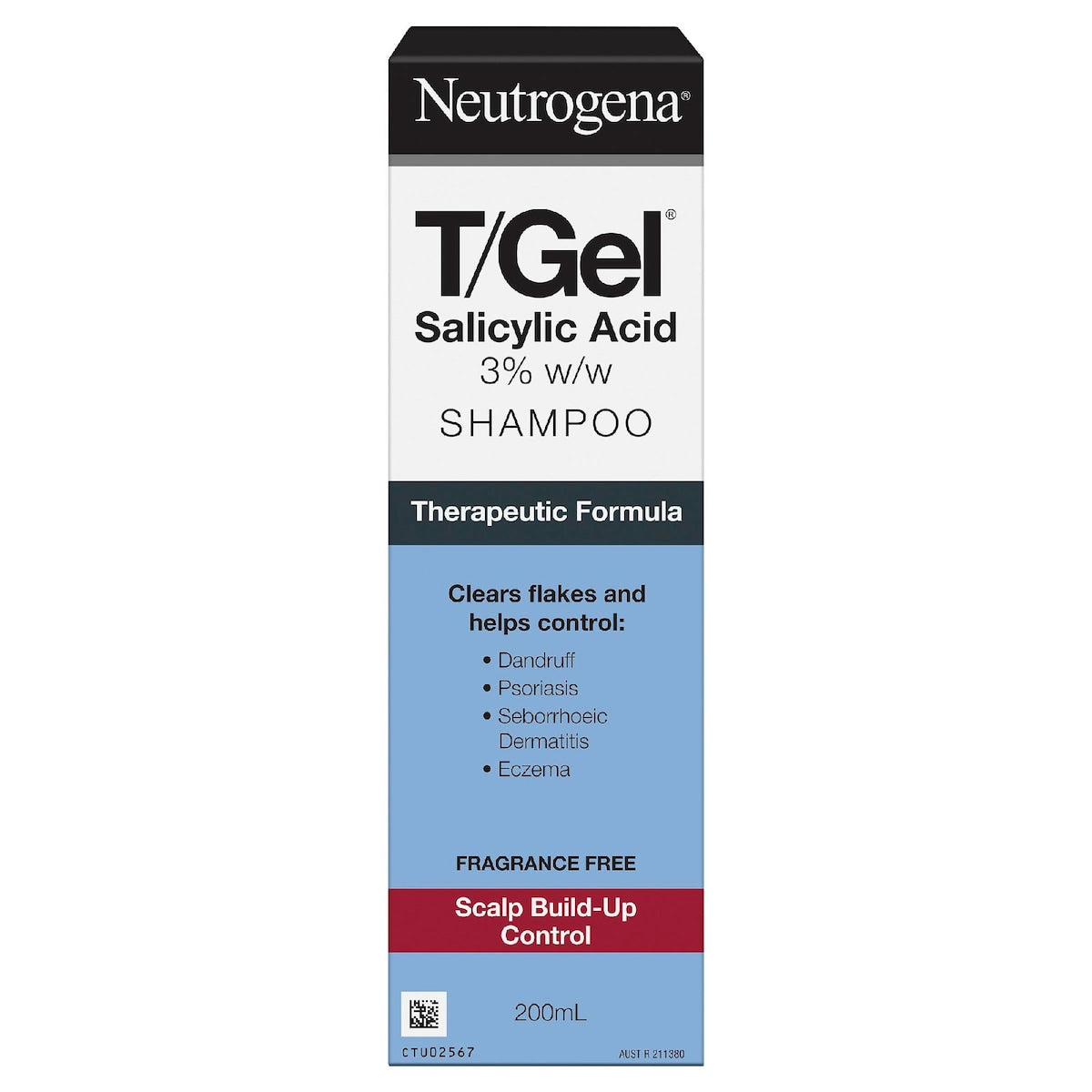 Neutrogena T/gel Salicylic Acid Shampoo 200ml