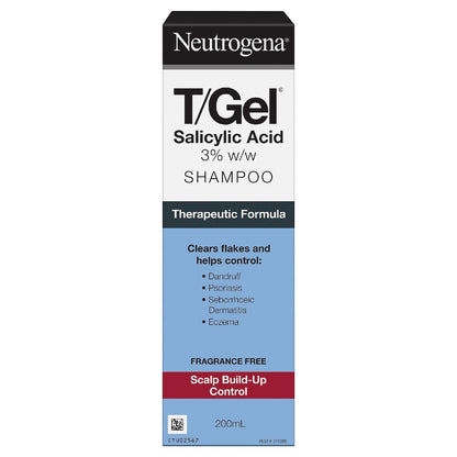Neutrogena T/gel Salicylic Acid Shampoo 200ml