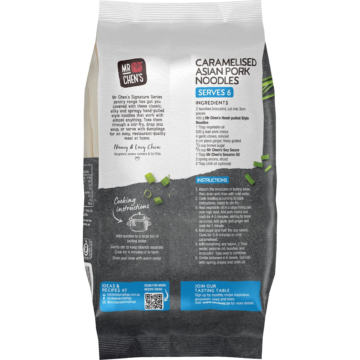 Mr Chens Handpulled Style Noodles 400g
