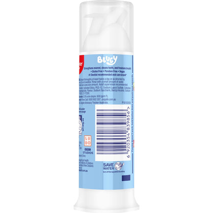 Colgate Kids Bluey Toothpaste Pump Strawberry Flavour 85g