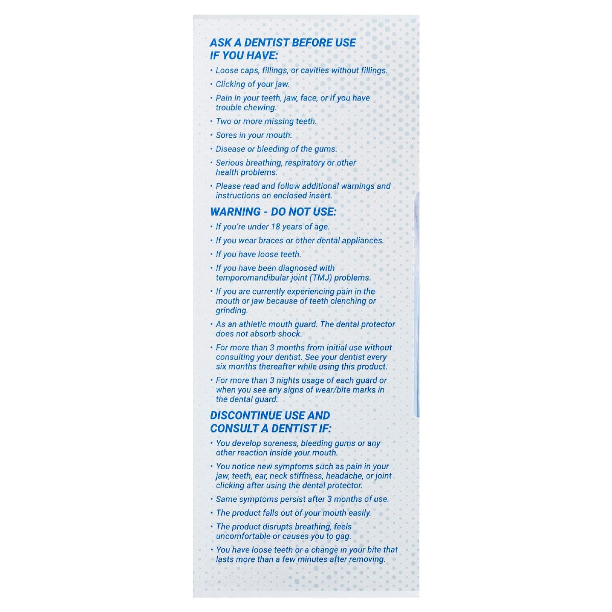 White Glo Sleep Grind Guard Each