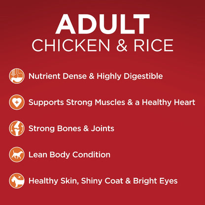 Purina One Adult Chicken & Rice Dry Dog Food 2.5kg