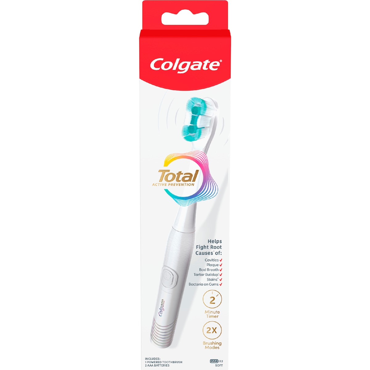 Colgate Battery Powered Toothbrush Total Soft Each