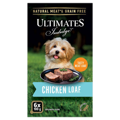 Ultimates Indulge Chicken Loaf Wet Dog Food 100g X 6 Pack