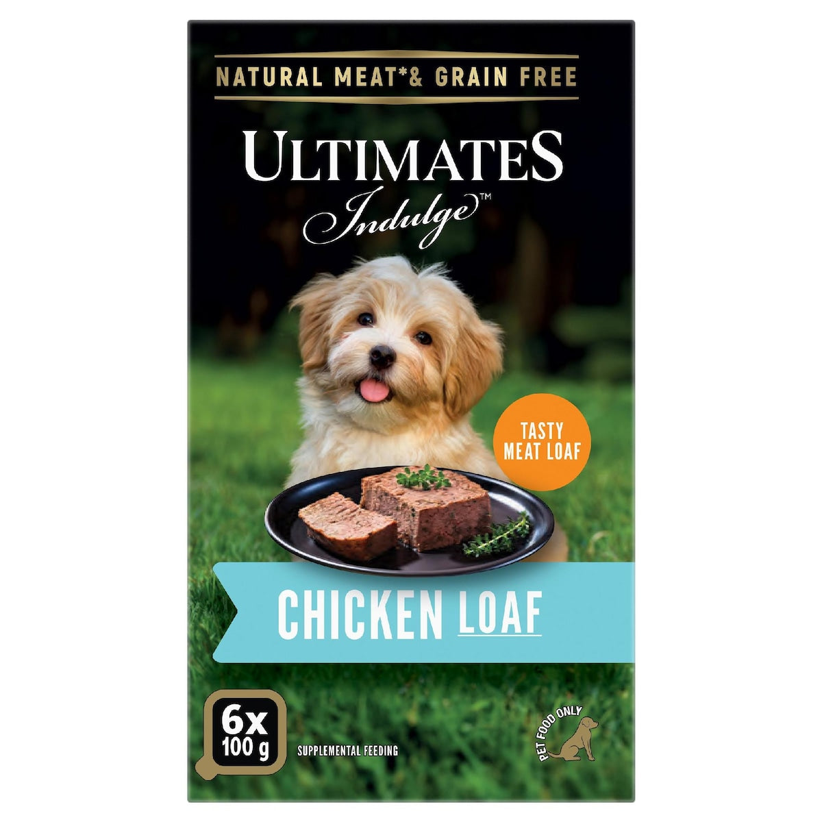 Ultimates Indulge Chicken Loaf Wet Dog Food 100g X 6 Pack