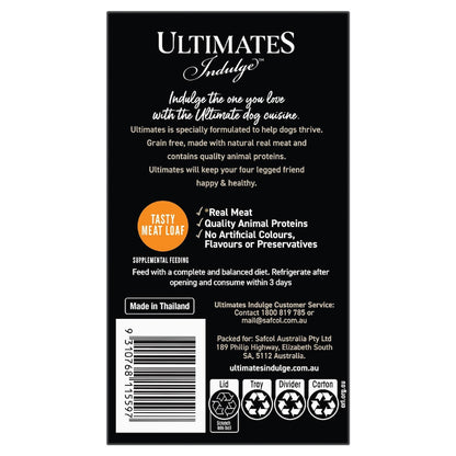 Ultimates Indulge Chicken Loaf Wet Dog Food 100g X 6 Pack