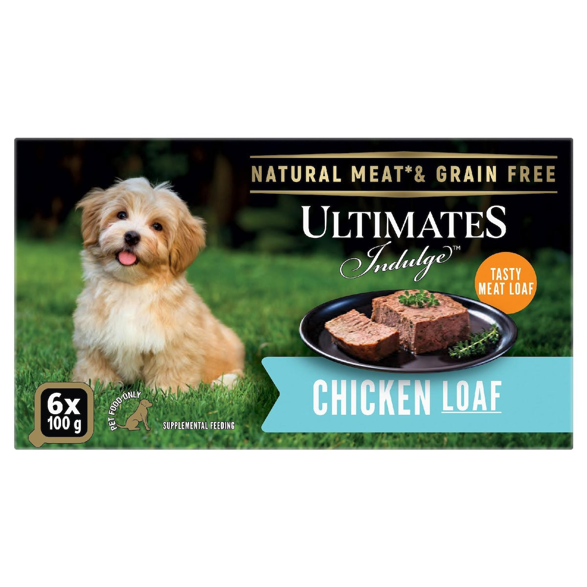 Ultimates Indulge Chicken Loaf Wet Dog Food 100g X 6 Pack