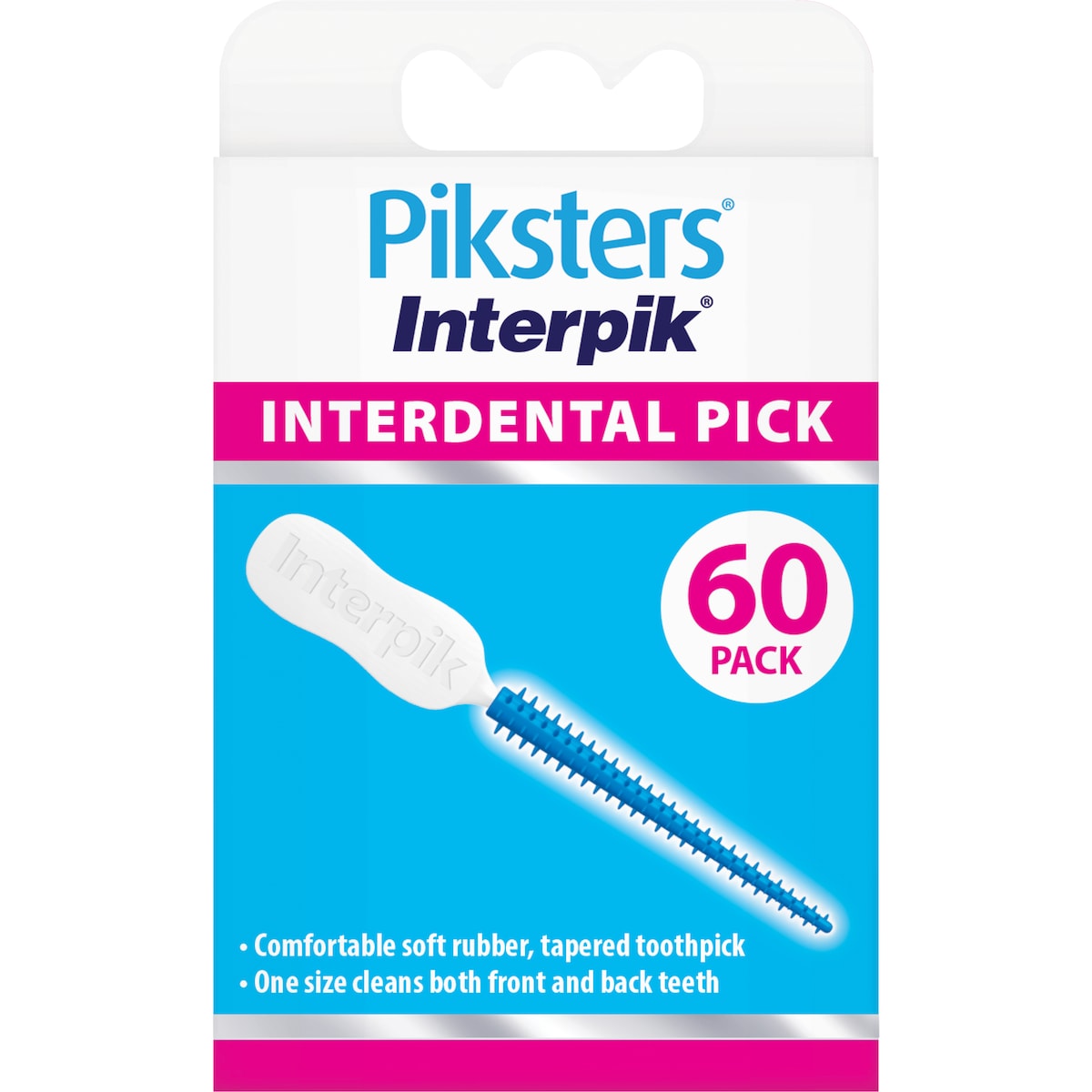 Piksters Interpik Interdental Picks 60 Pack