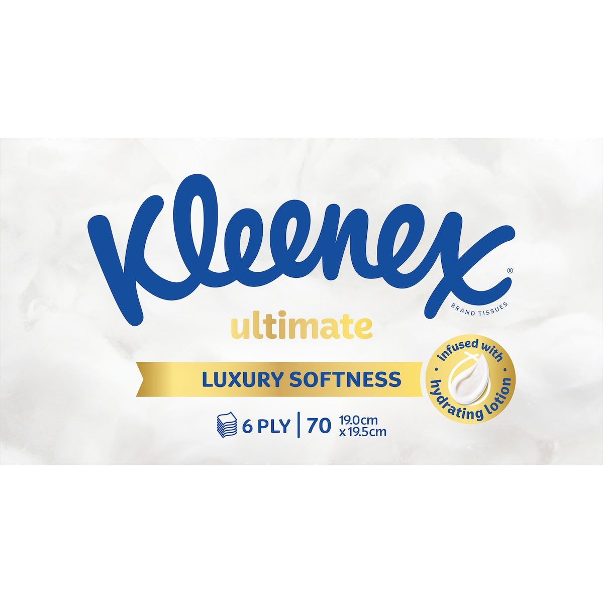 Kleenex Ultimate 6ply Tissues 70 Pack