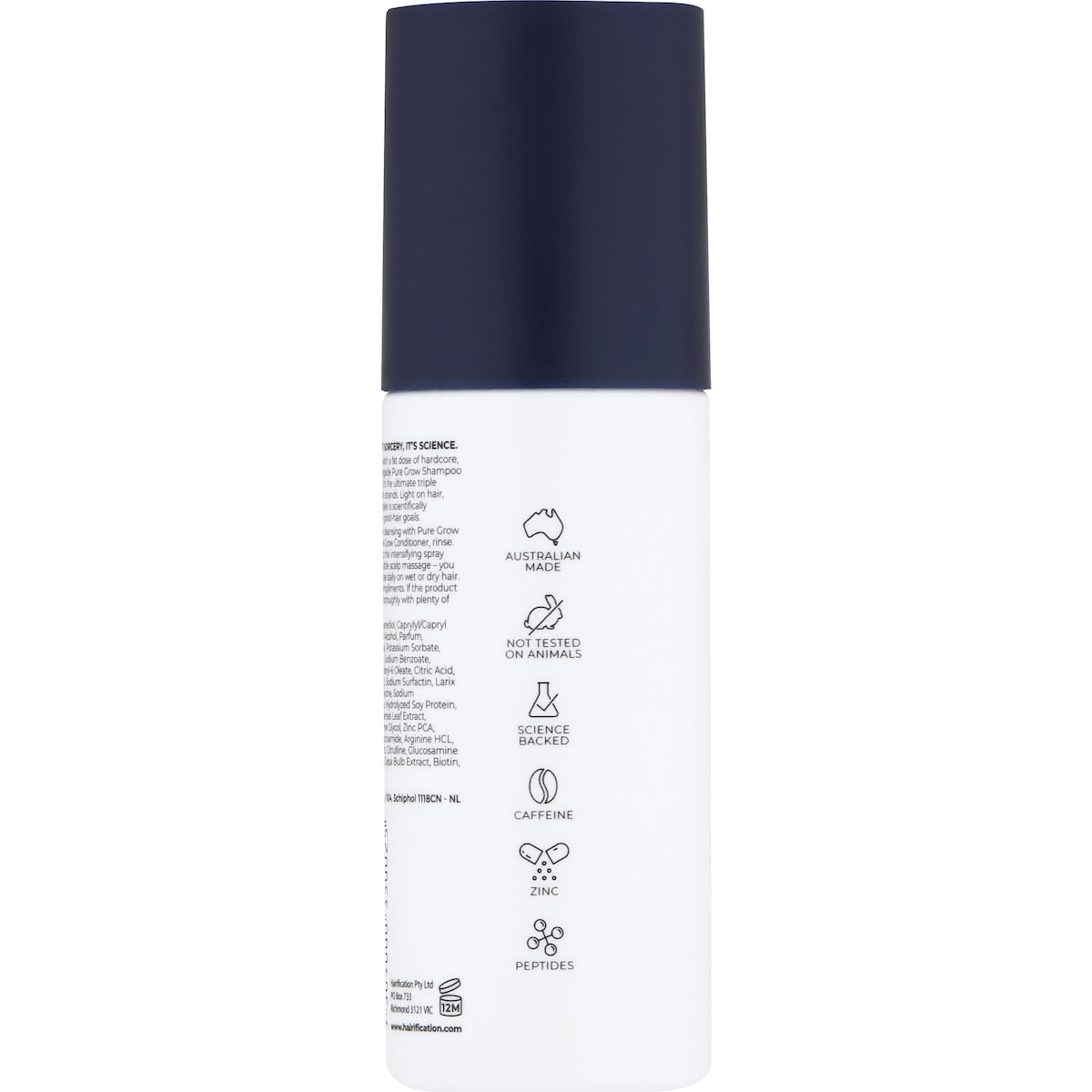 Hairification Pure Grow Leave In Growth Intensifying Spray 150ml