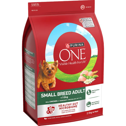 Purina One Small Adult Dry Dog Food Chicken 2.5kg
