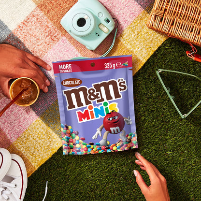 M&ms Minis Milk Chocolate Snack & Share Bag 335g