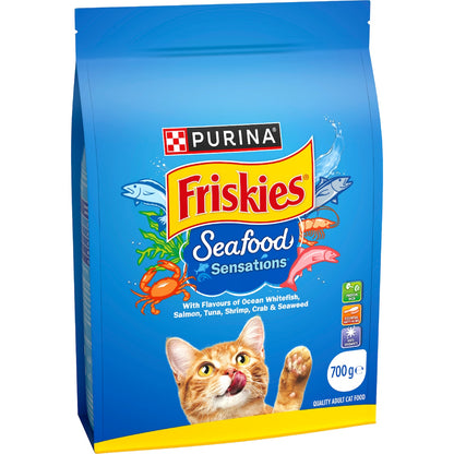 Friskies Seafood Sensation Dry Cat Food 700g