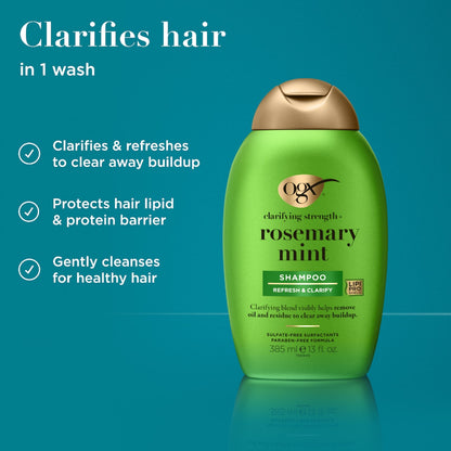 Ogx Refreshing Scalp Rosemary Mint Shampoo 385ml