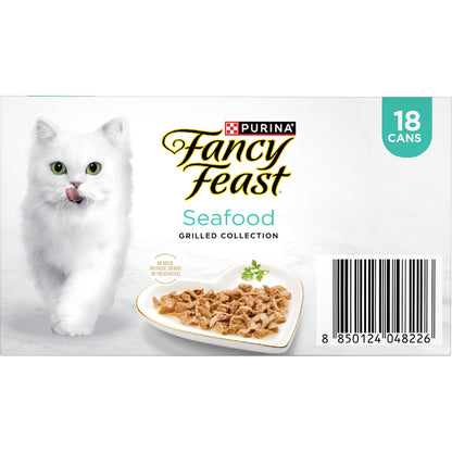 Fancy Feast Seafood Grilled Collection Wet Cat Food 85g X 18 Pack